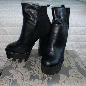 Black Platform Heels